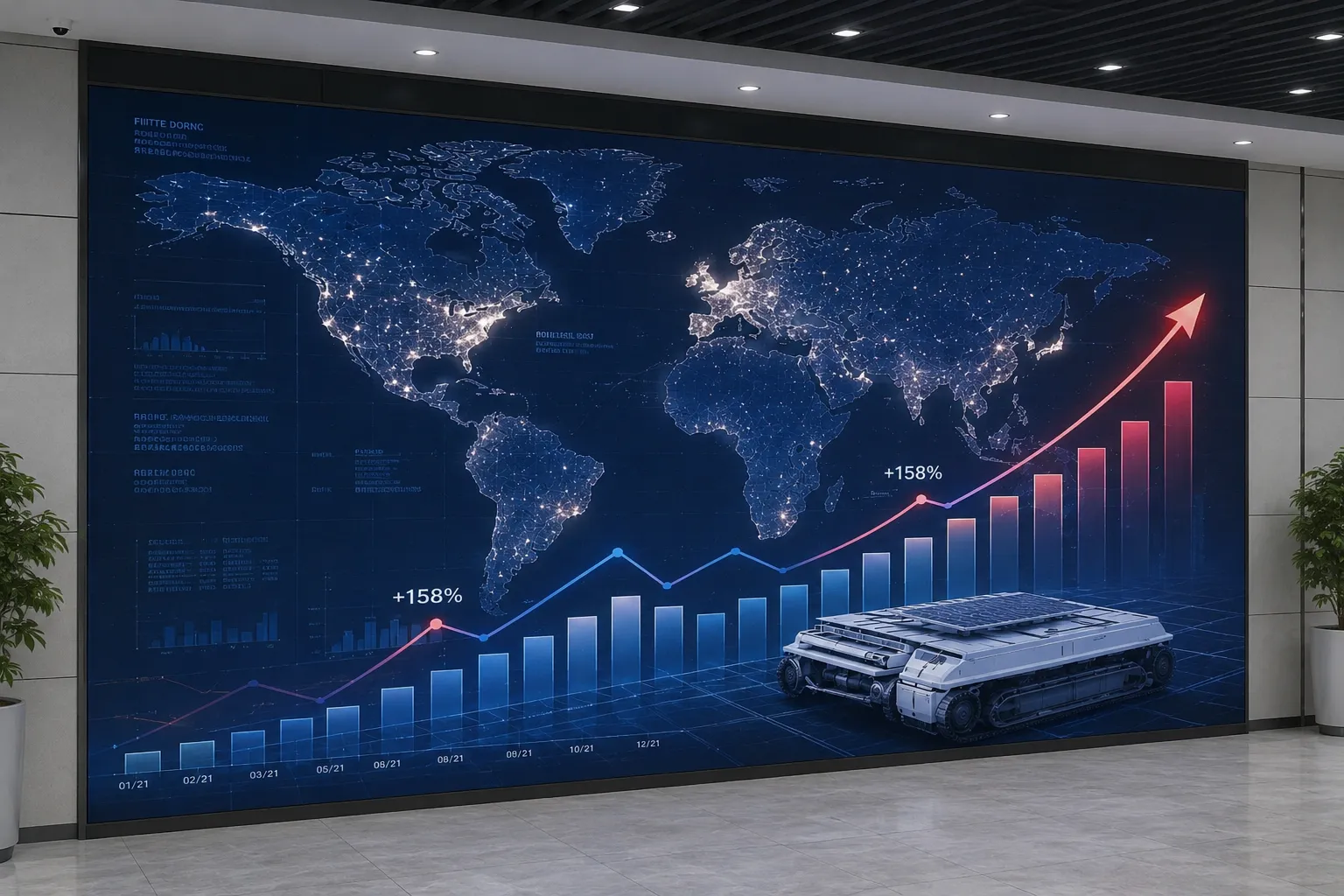 2025 年全球光伏清洁机器人市场规模预计突破 120 亿美元